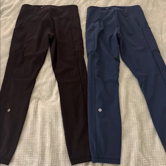 Set of 2 Women’s Lululemon Speed Up Mid-Rise Tight 25”, size 6 - Picture 6 of 8